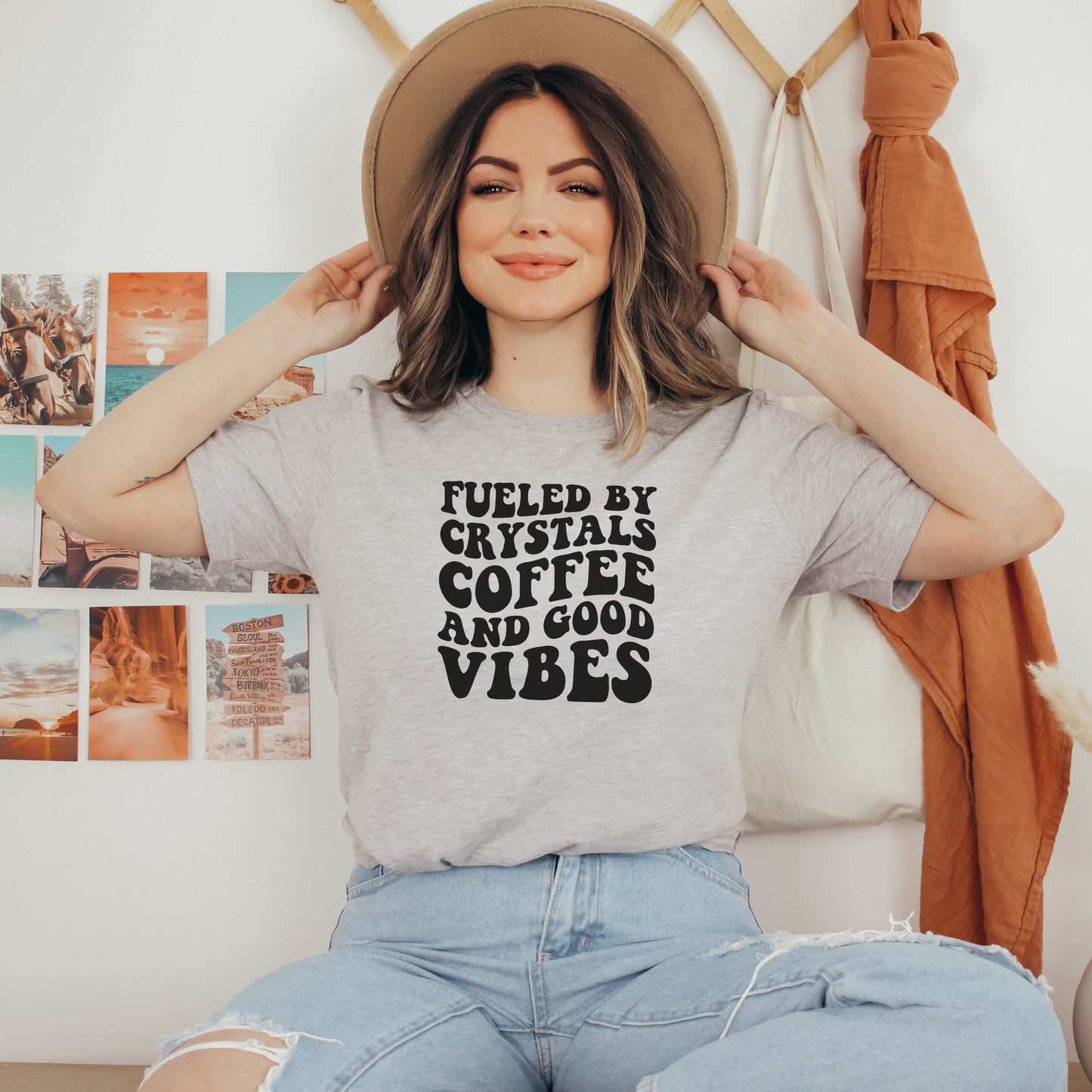 Coffee Crystals & Good Vibes | Tee