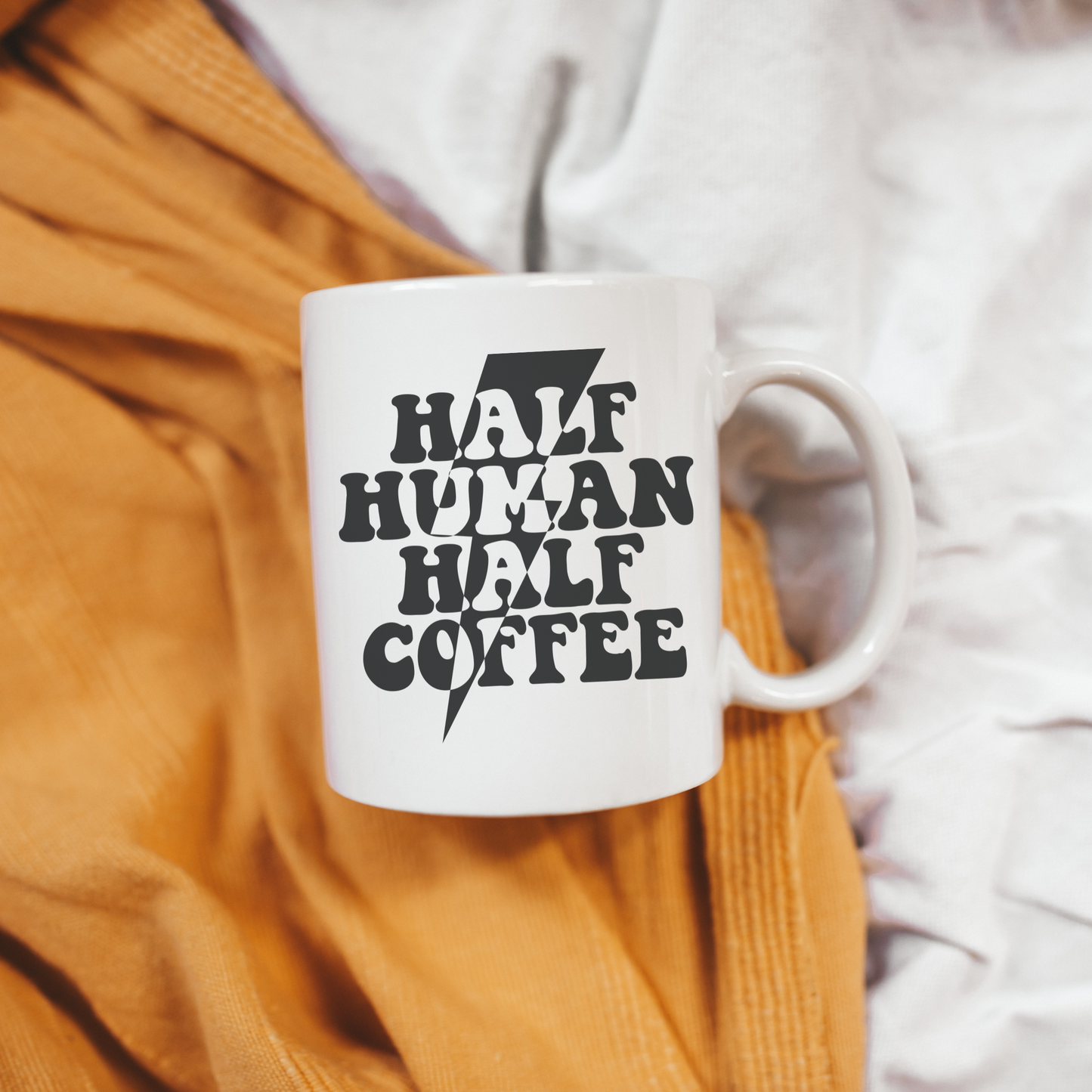 Half Human | Mug