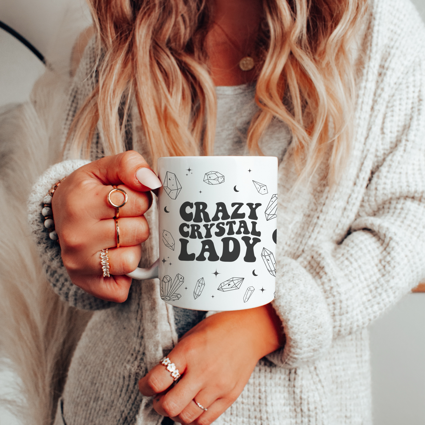 Crazy Crystal Lady | Mug